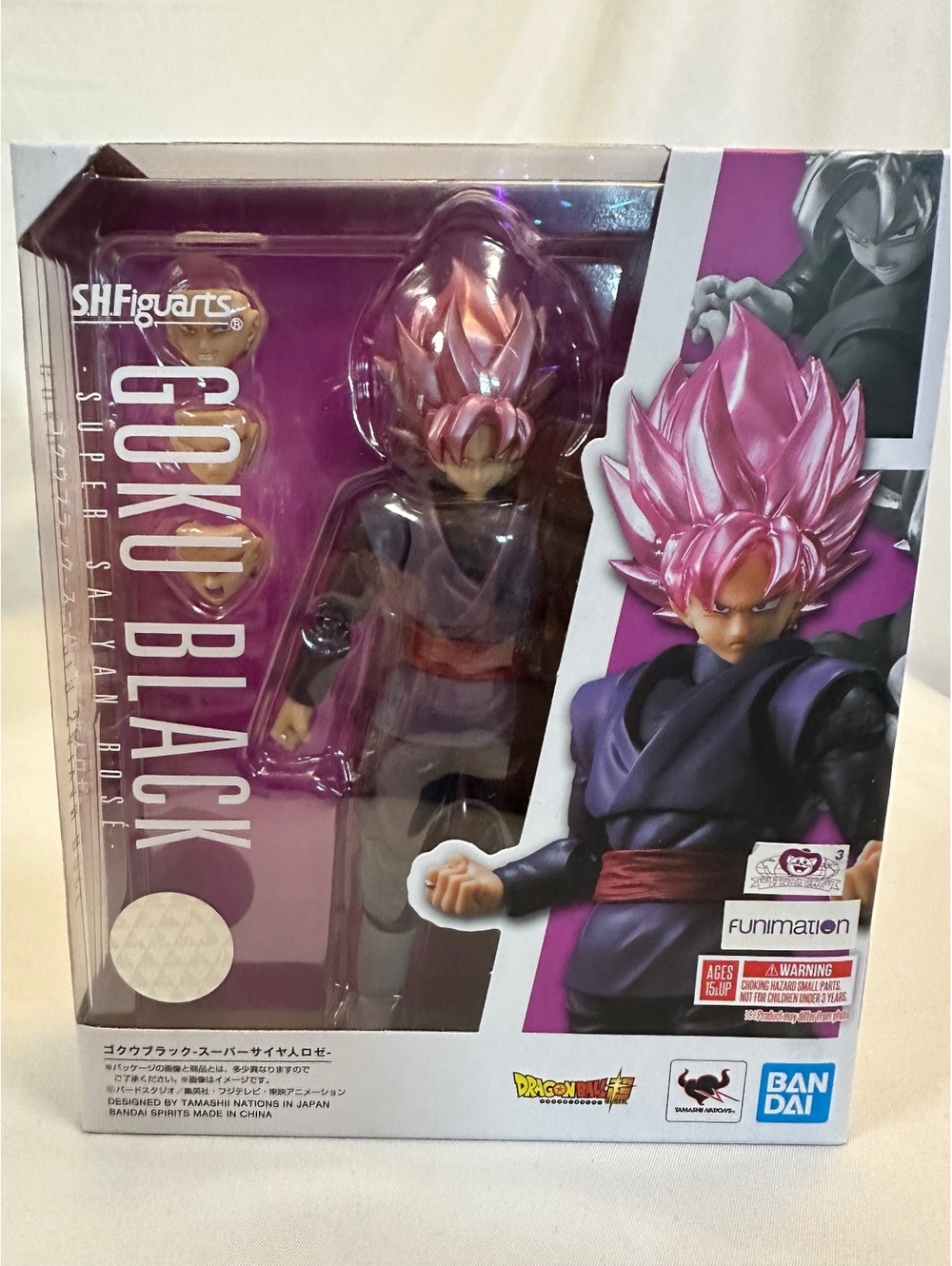 S.H. Figuarts Goku Black Super Saiyan Rose Action Figure